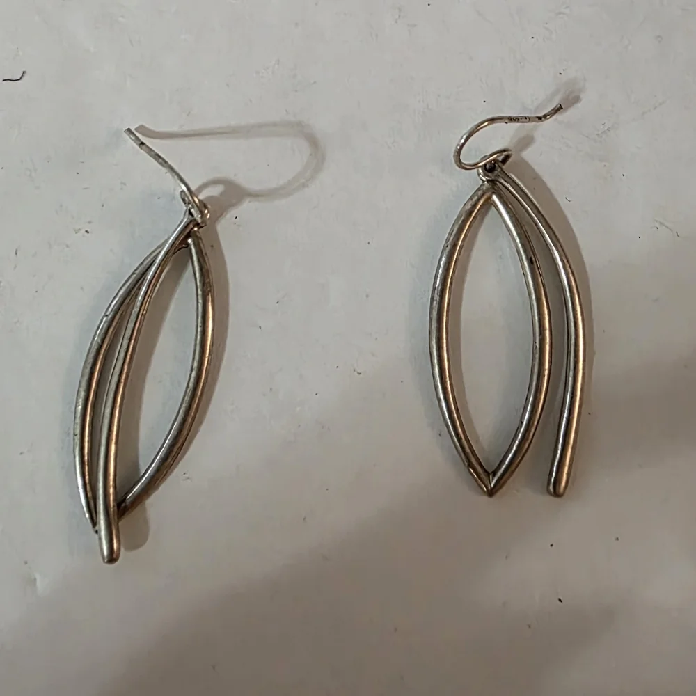 Vintage Sterling Silver .925 Dangle Earrings